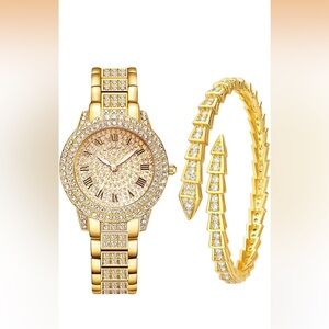Watch for Women Interior Full Diamond Bling Rhinestone